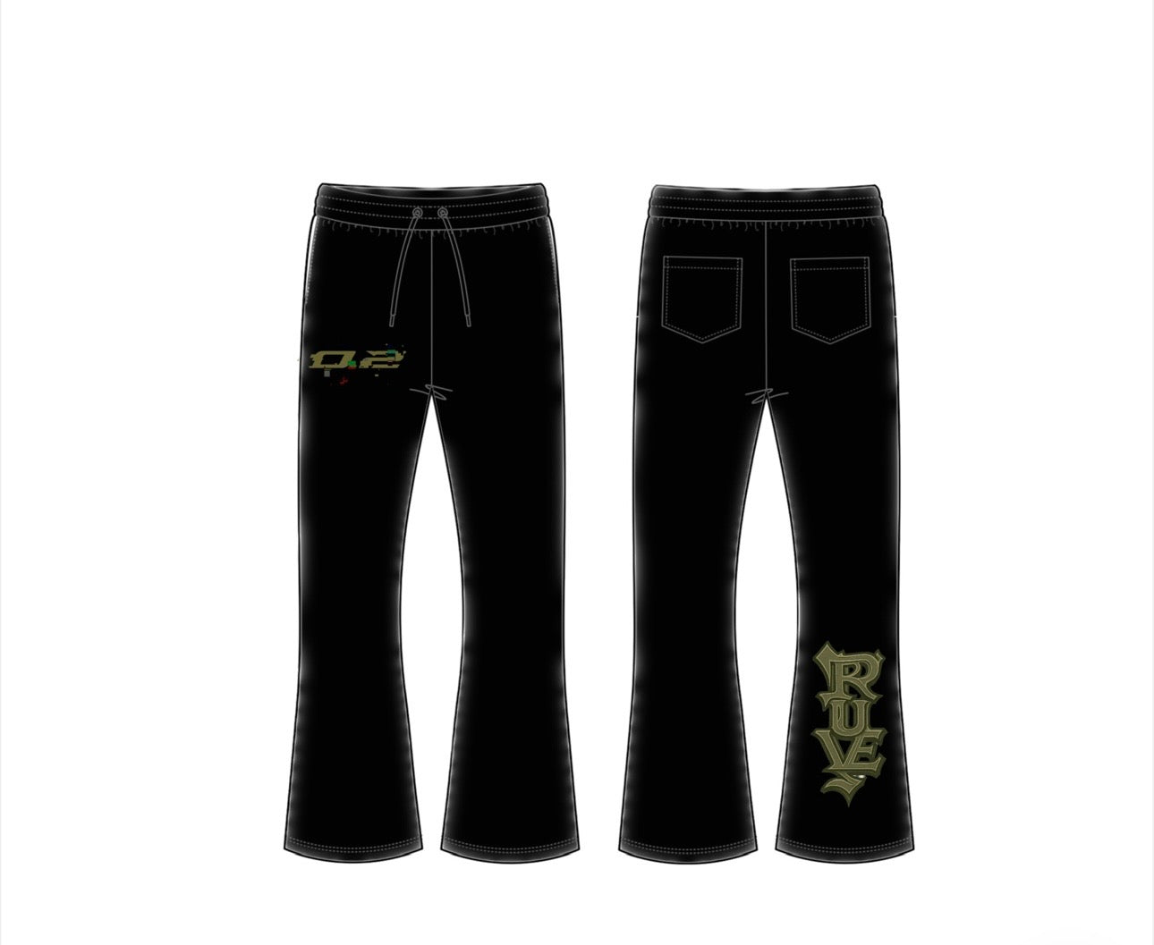 0.2 Pruve open leg pants