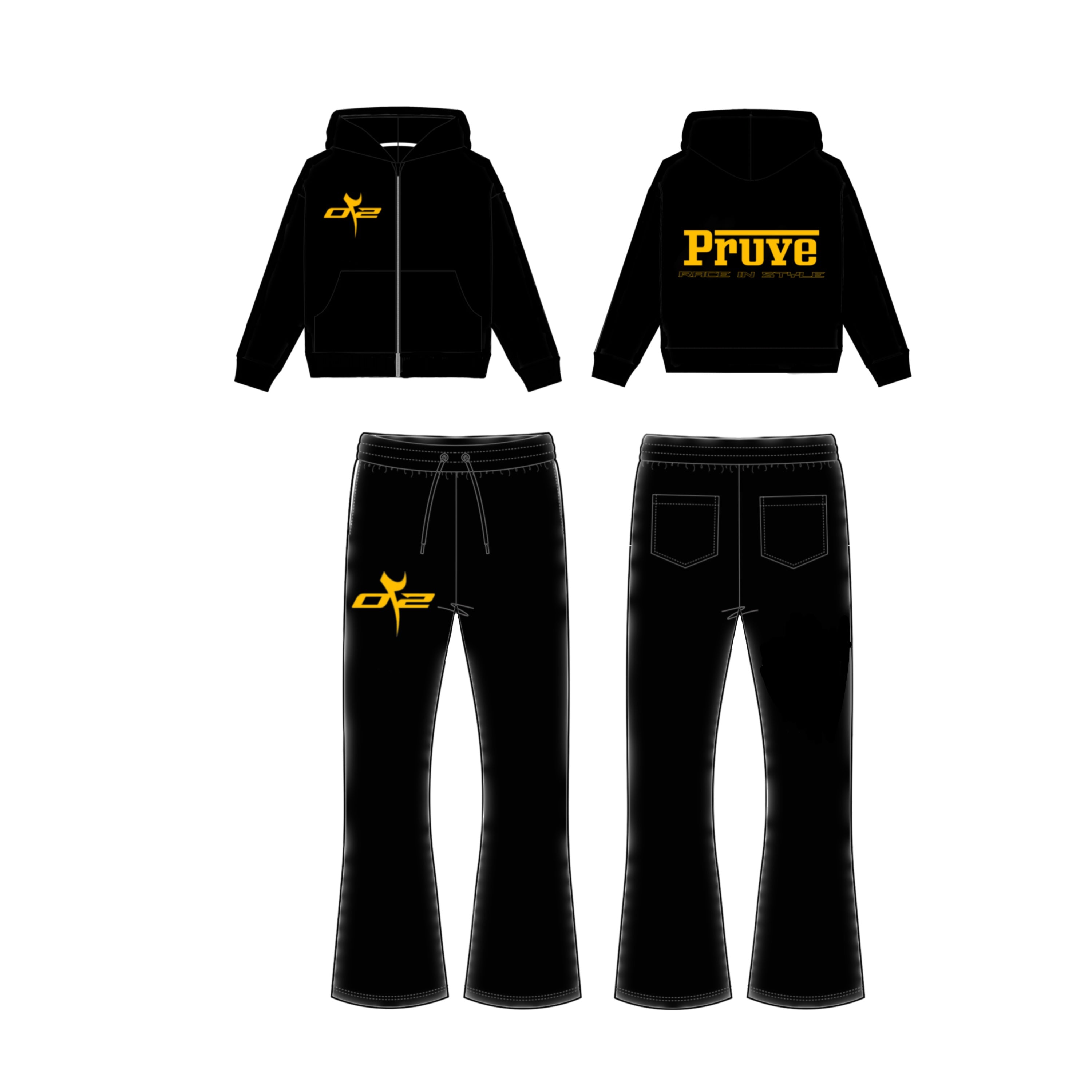 RACE IN STYLE ZIP UP